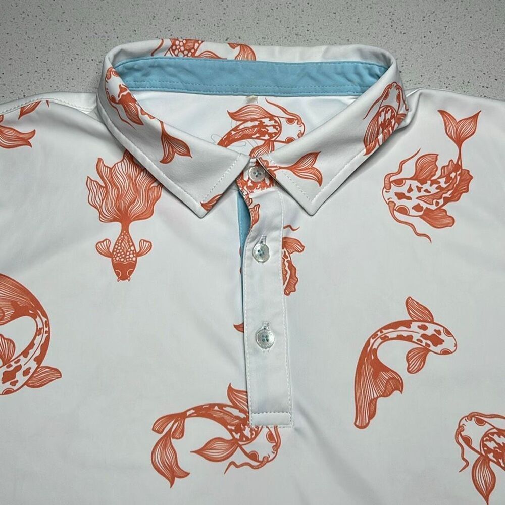 Swannies Performance Golf Polo Mens Large